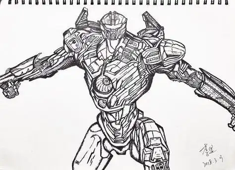 怎么画环太平洋怪兽简笔画大全(简笔画图片大全) -【爱个性】