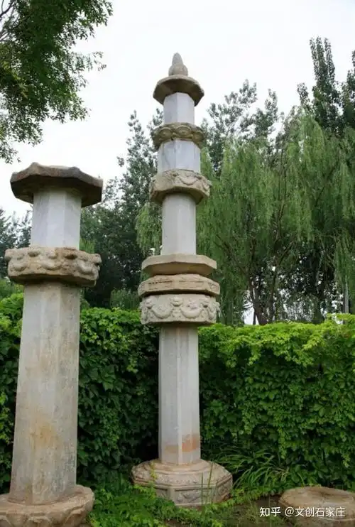 竹林墨客河北老照片之廊坊固安王龙村经幢