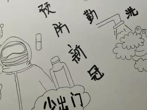 第三周的美术防疫海报