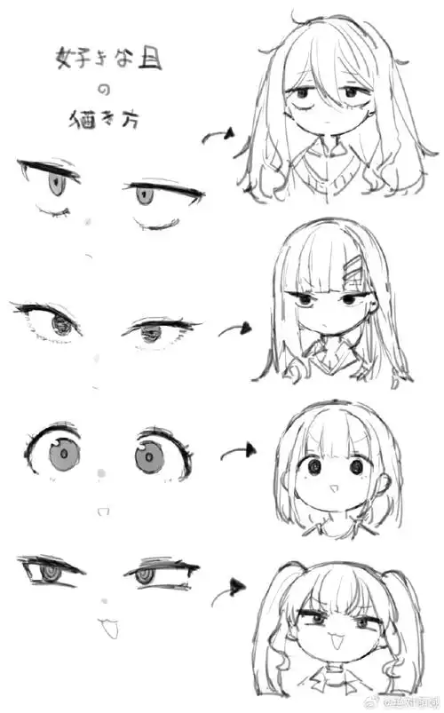 一些随机涂鸦如何画我最喜欢的眼睛(,3_ヽ)_ 画师:baroque