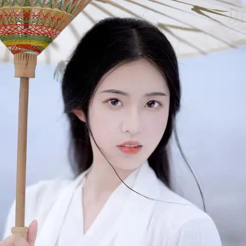 "非必丝与竹,山水有清音."微博自截 古风汉服女生头像