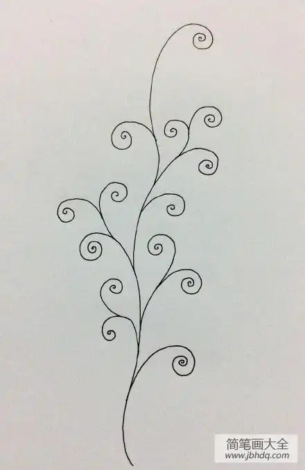 树的藤蔓的简笔画