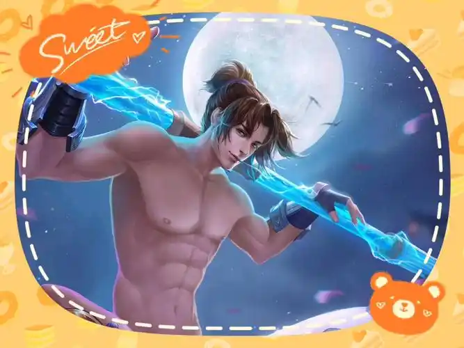 王者男英雄腹肌