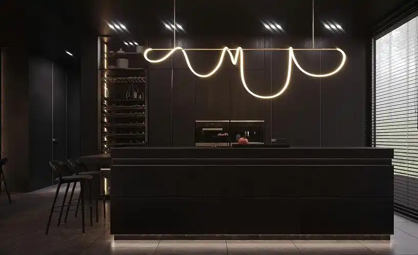 高级黑色系空间设计既沉稳又大气