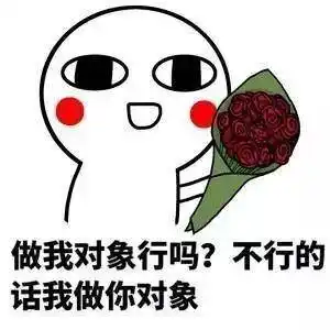 撩妹表情包19张:做我对象行吗?不行的话,我做你对象