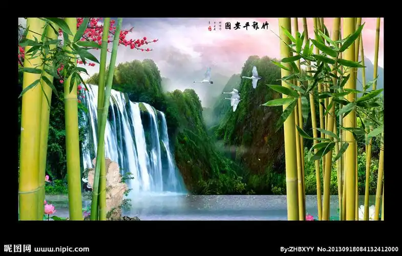 竹子设计图__风景_psd分层素材_设计图库_昵图网nipic.com