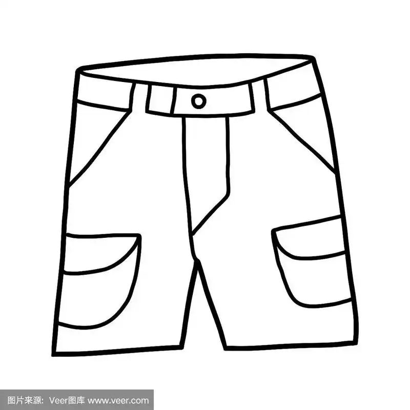 涂色书,男士短裤
