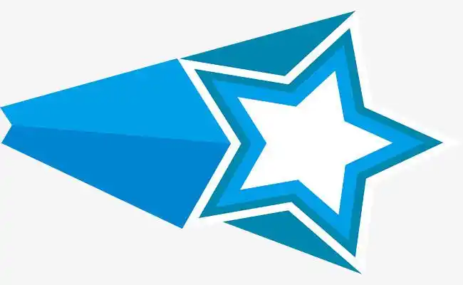 浪蓝色漫背景唯美蓝色星星