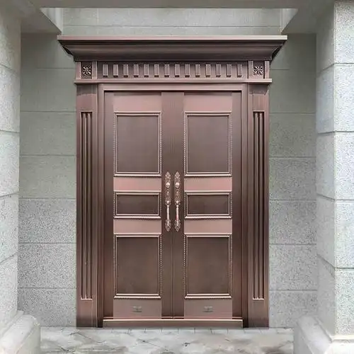 厂家直销本亦铜门洋房别墅大门纯铜母门真铜进户门