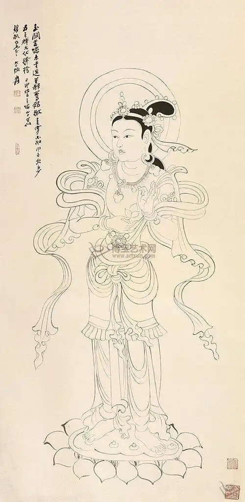 野雪国画(1)-白描