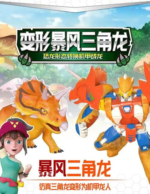 机甲机器人爆炎毁灭者爆变恐龙霸王龙 2代变形机甲豪华版-烈焰霸王龙