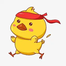 奔跑的小鸡动物设计