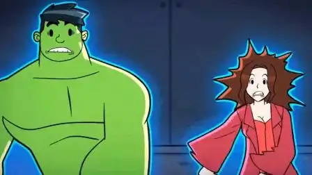 绿巨人和绯红女巫一起跳尬舞辣眼睛【热剧快看】