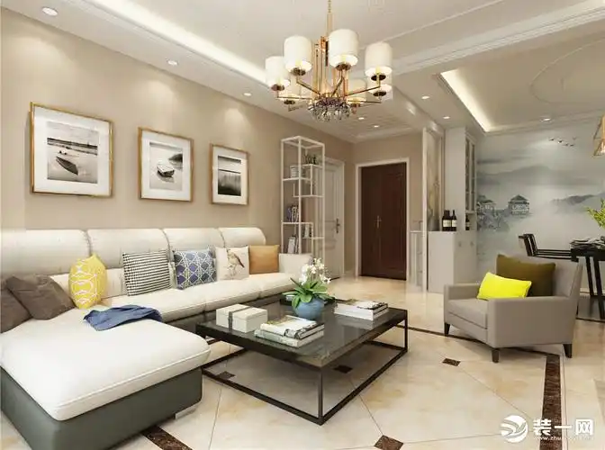 装一网 西安站 西安城市人家 装修效果图 御景华府120平米现代简约