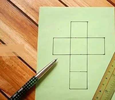 正方体制作步骤图解怎么画正方体步骤图片