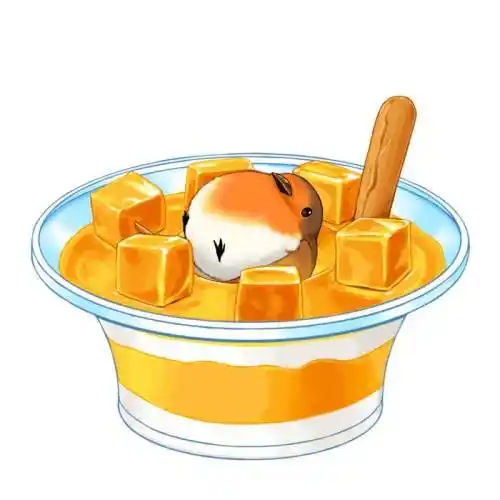 布丁水彩画布丁儿童插画作品