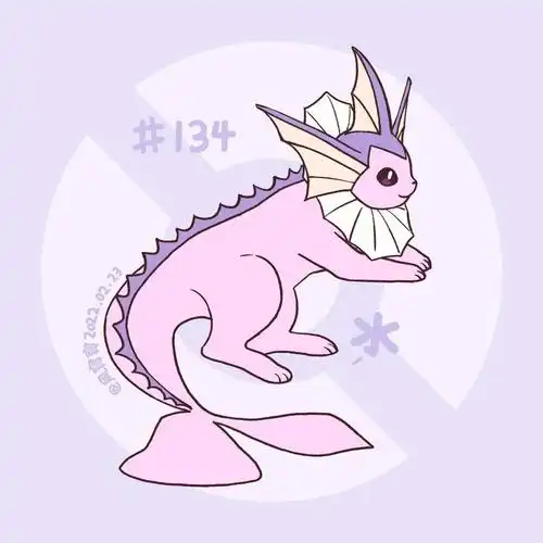 粉色宝可梦水伊布雷伊布火伊布