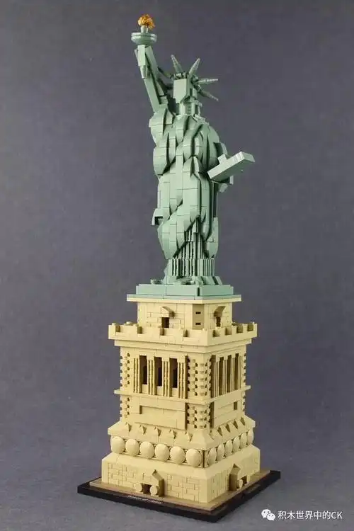 拼装积木sy1202建筑系列自由女神像