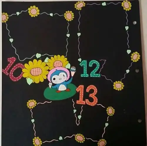 diy相册黑卡边框简笔画diy相册黑卡手绘简笔画图盘点diy相册内页简笔