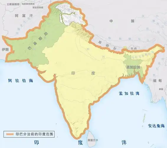印度为什么不如中国?因为它失去了"新疆","宁夏"和"缅甸"!