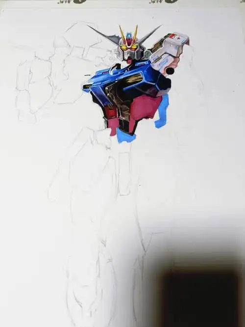 手绘个高达
