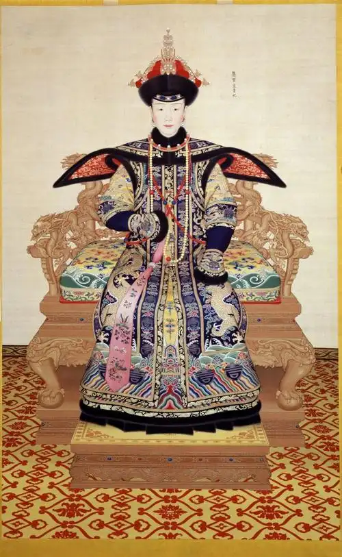 慧贤皇贵妃朝服像轴