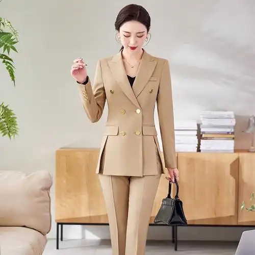 小西装外套女士2023新款春季商务正装高级感时尚休闲西服职业套装