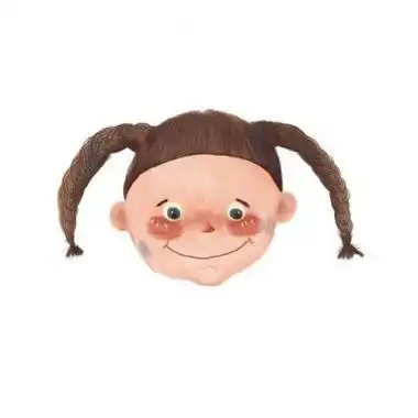 呆萌可爱卡通情侣头像一男一女分开两张又呆又萌的一男一女卡通情侣