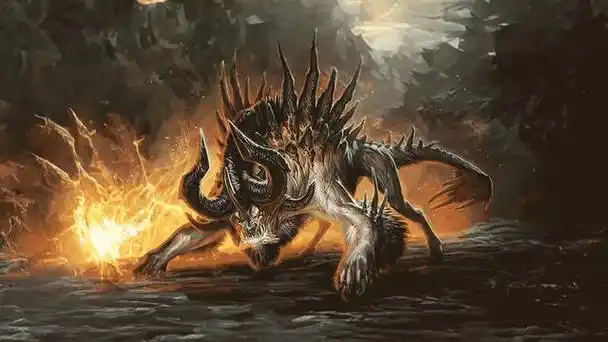 山海经异兽:夔牛,状如牛苍身,其声如雷