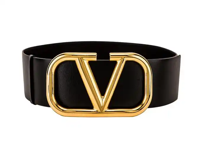 valentino  v logo buckle belt(所有地方都缺货的valentino皮 !