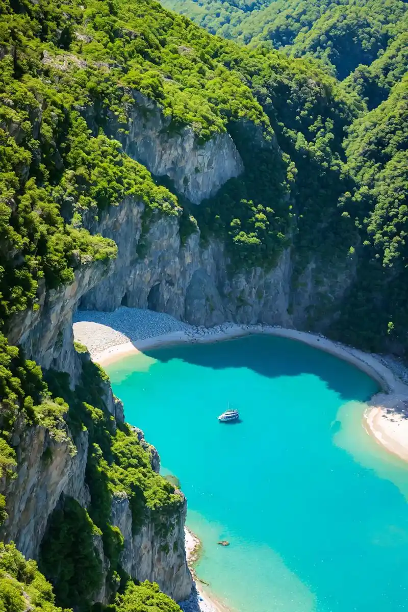 山丘与大海 #风景 #高清壁纸 #ai绘画 #图文伙伴计划 - 抖音