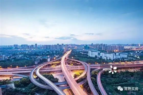 通港路高架通车常熟市区到滨江仅11分钟车程