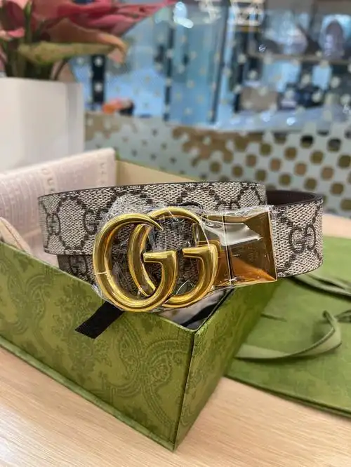 gucci古驰女士双面皮带3cm