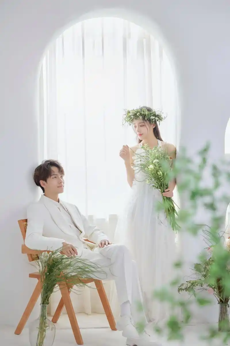 ins风韩系小清新#小清新婚纱照 #韩系婚纱照 #秦皇岛婚纱 - 抖音