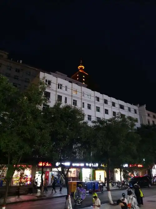 革命圣地延安夜景掠影