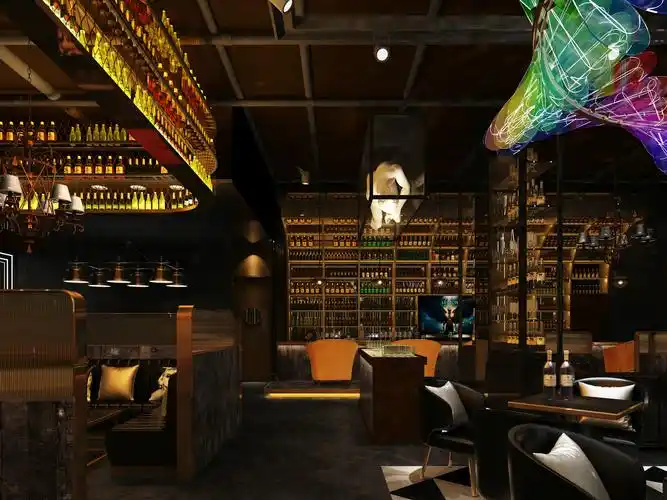 浙江麦吉利酒吧设计|躁动热闹与轻松安静相得益彰