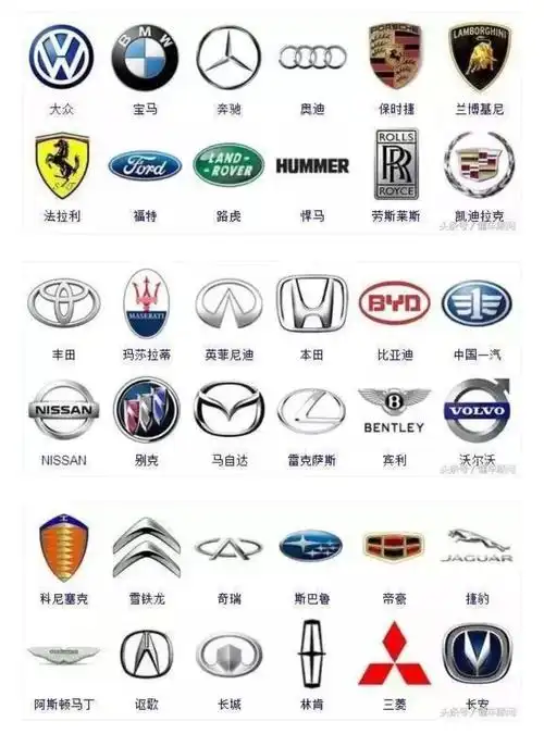 宝贝们喜欢学认车标牌