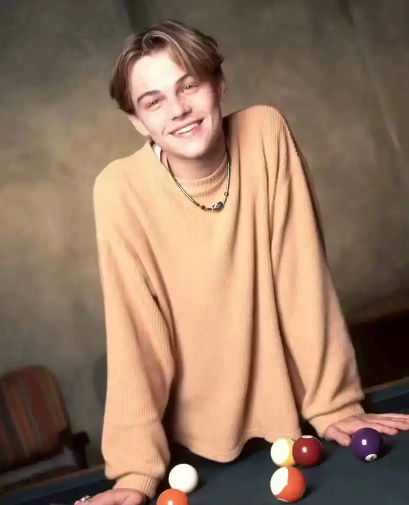 年轻时的莱昂纳多,符合你们心中的审美吗?图片较少,情意很长