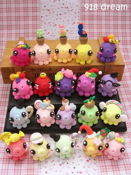 可爱章鱼 超轻粘土 淘宝店铺 918 dreamhttp://item.taobao.com/item.