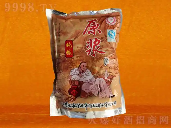 纯粮原浆酒(袋装) 清香型白酒【52度 518ml】