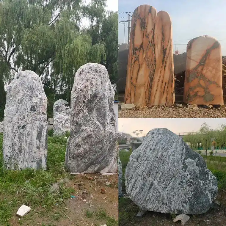 园林景观石头天然风景石自然石雪浪石原石雕.