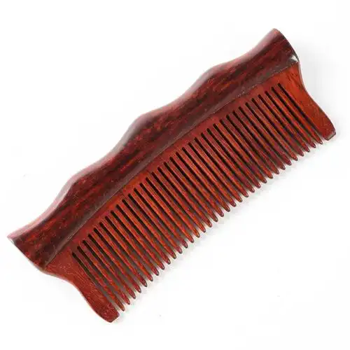 檀木梳子犀角紫檀女士男士新款防静电加厚头部梳子