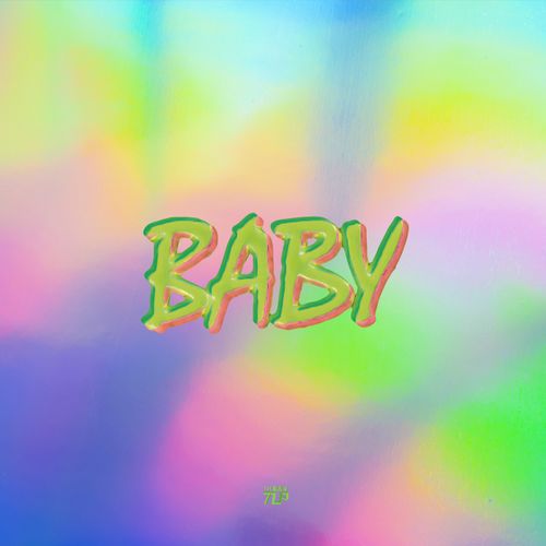 tlp镂空车贴 白日梦系列baby宝贝儿英文霓虹感糖果色文字防水贴纸