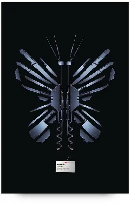 创意刀具广告设计欣赏