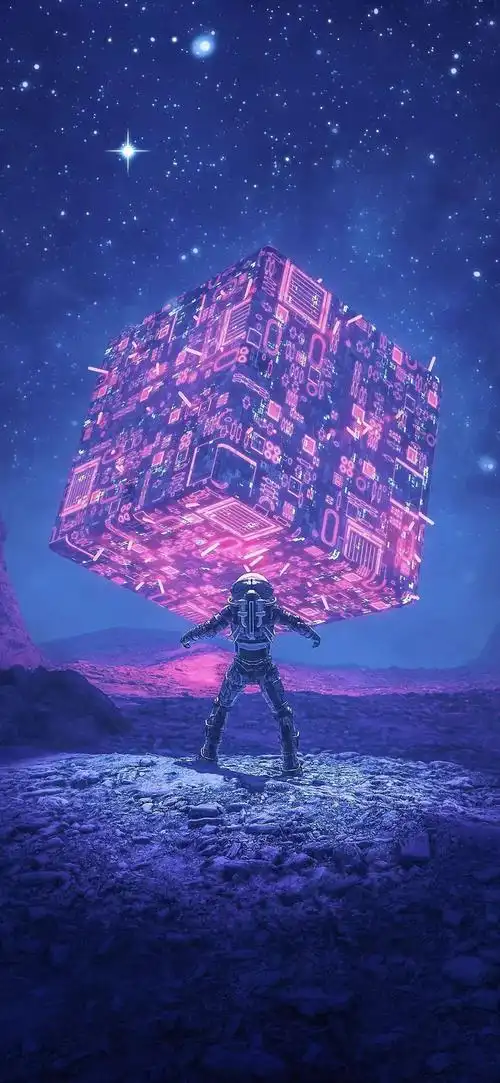 一组非常科幻高清的宇宙太空壁纸,让我们先来畅想未来科技和太空的