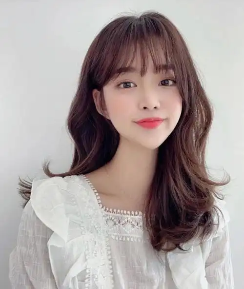 9393_烫发_发型_韩系_卷发_中长发_夏天去哪玩_女生烫发发型_时尚