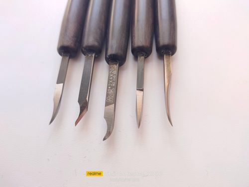 刮刀雕刻核雕桃核修光异形万能刀痕褶皱去皮雕刻刀