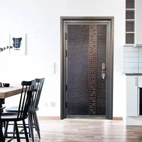 新中式风格甲级防盗门入户门进户门防撬安全防盗门静音楼房门定制