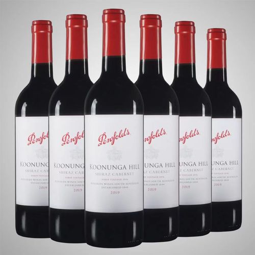 奔富红酒寇兰山设拉子赤霞珠干红葡萄酒澳洲原瓶进口木塞款750ml