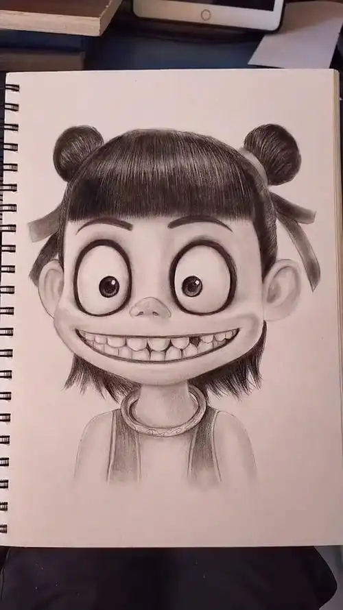 哪吒之魔童降世,画哪吒